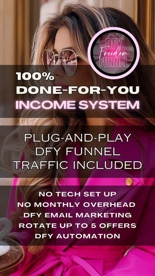 DFY Freedom Funnel (100% Done For You)